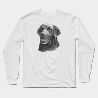 Labrador retriever - bw Long Sleeve T-Shirt